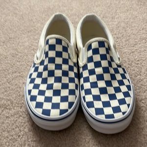 Brand new Vans checkerboard slip on shoes